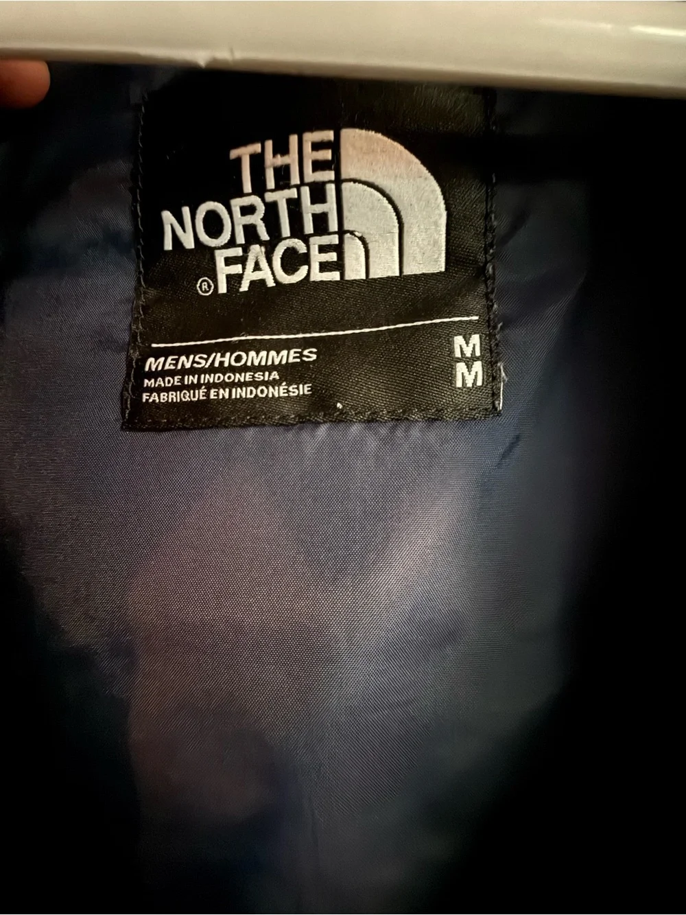 The North Face Men's Two-Tone Blue Raincoat